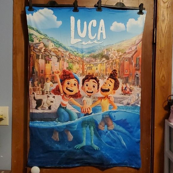 NEW LUCA MINKY BLANKET - Picture 1 of 3